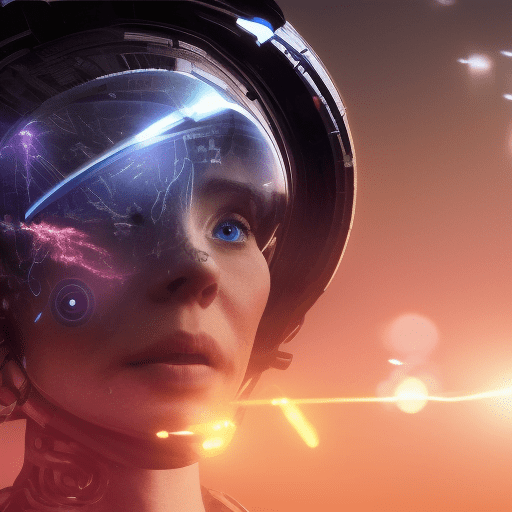 2313831997 A cyborg with a human heart on a mission to save a planet from destruction 4k hyperrealistic