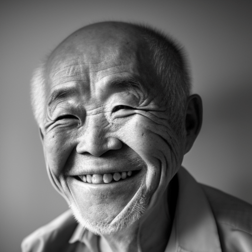3239366069 a character portrait photograph of a smiling old japanese man optimistic photojournalism war pho