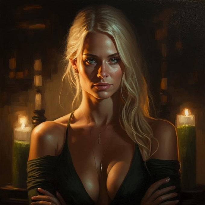 45+ Best Midjourney Prompts to Try Out 12 woman wearing a strapless black top