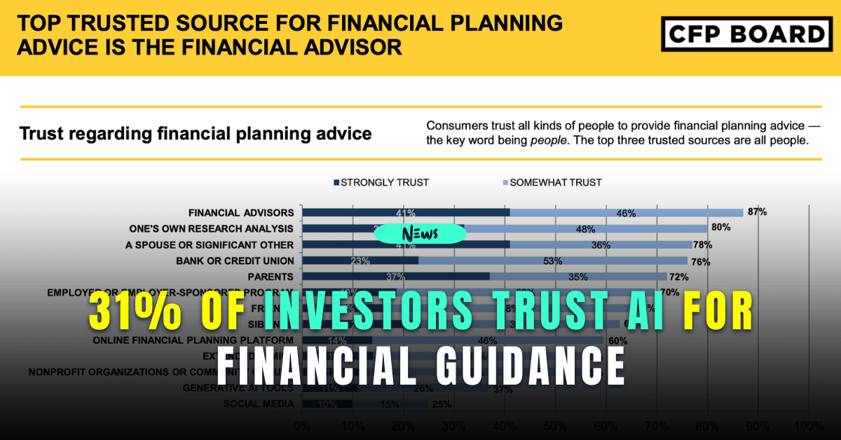 31% of Investors Trust AI for Financial Guidance