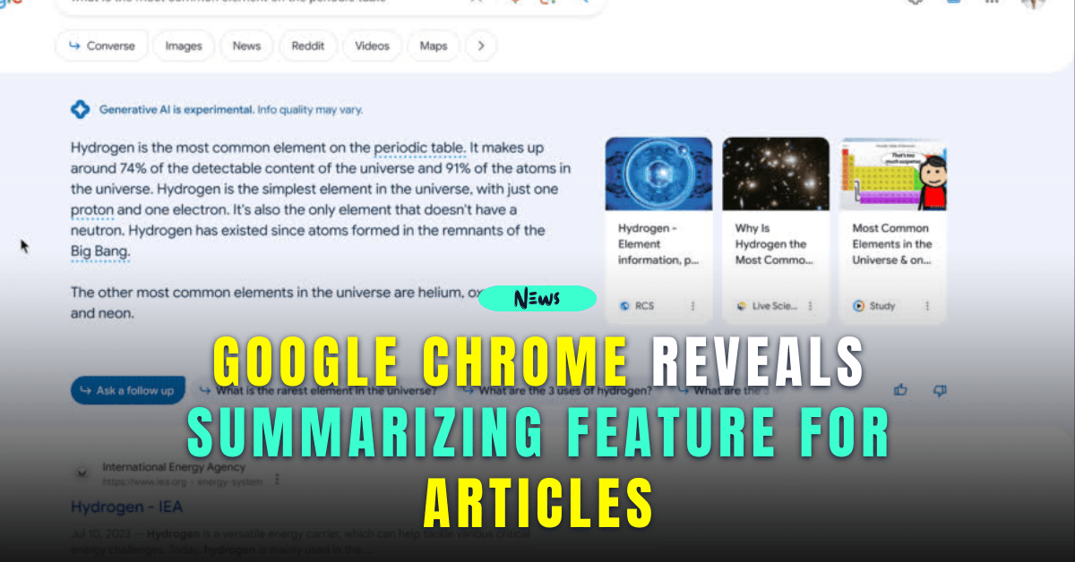 Google's New AI Announces Summarizing Feature for Articles 1 Google ai summarize lengthy articles
