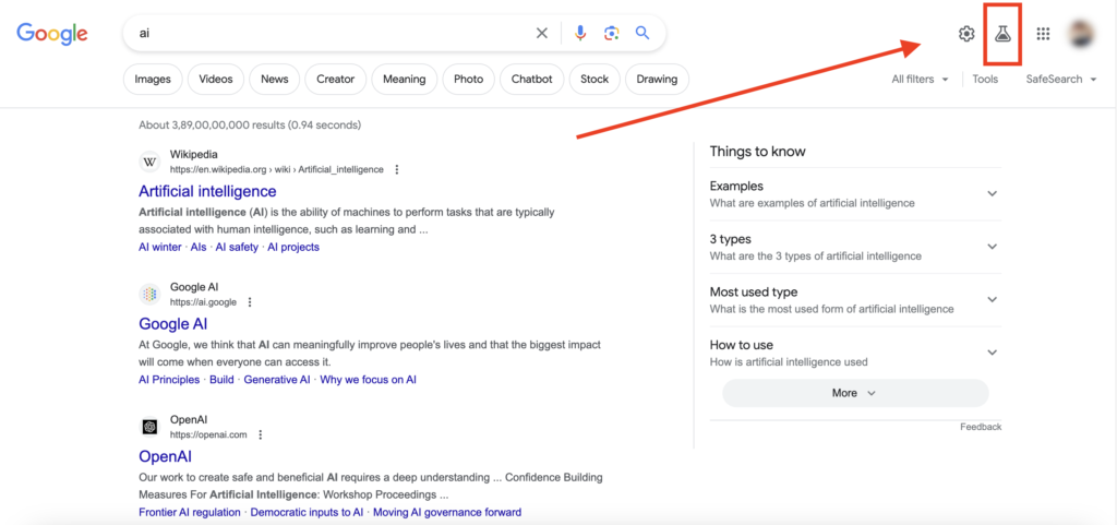 generative ai search launches outside usa