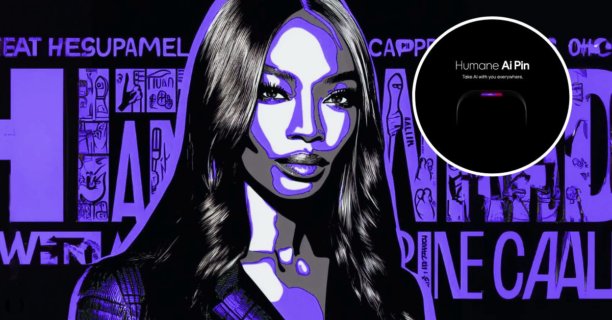 Naomi Campbell Debuts Humane’s AI Pin at Paris Fashion Week