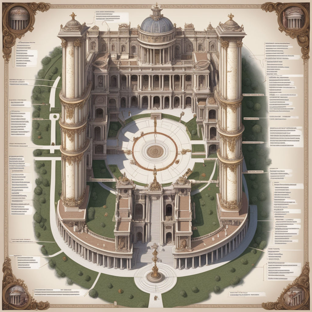45+ Best Midjourney Prompts to Try Out 8 massive Roman palace depicted as a mind map midjourney