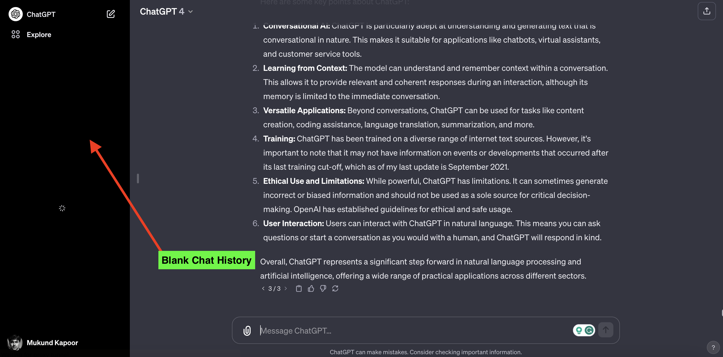 Getting "Network Error" in ChatGPT? Here's How to Fix 5 Blank chat history and sometimes more network errors while using a VPN.