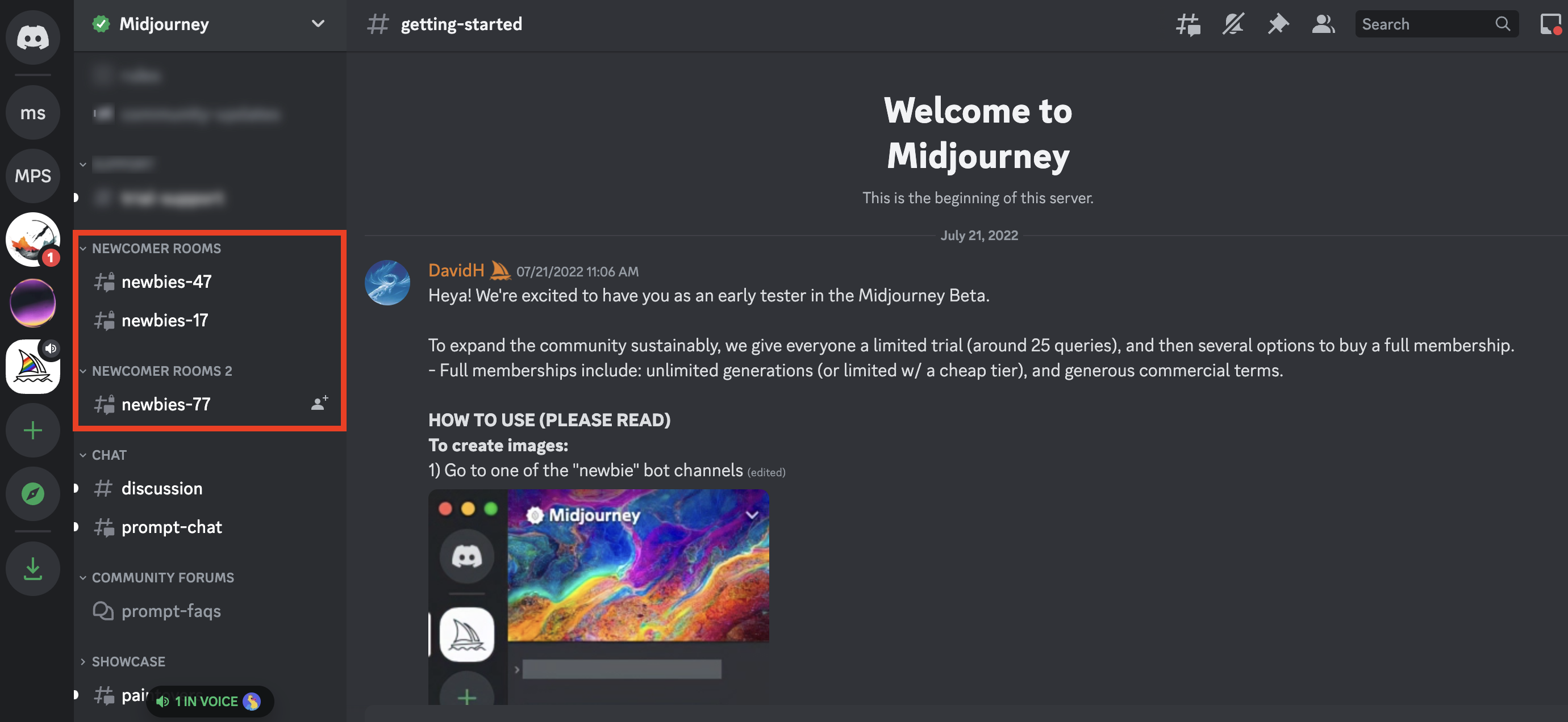 How to Get Midjourney to Write Text (Step-by-Step) 3 click any newcommer room