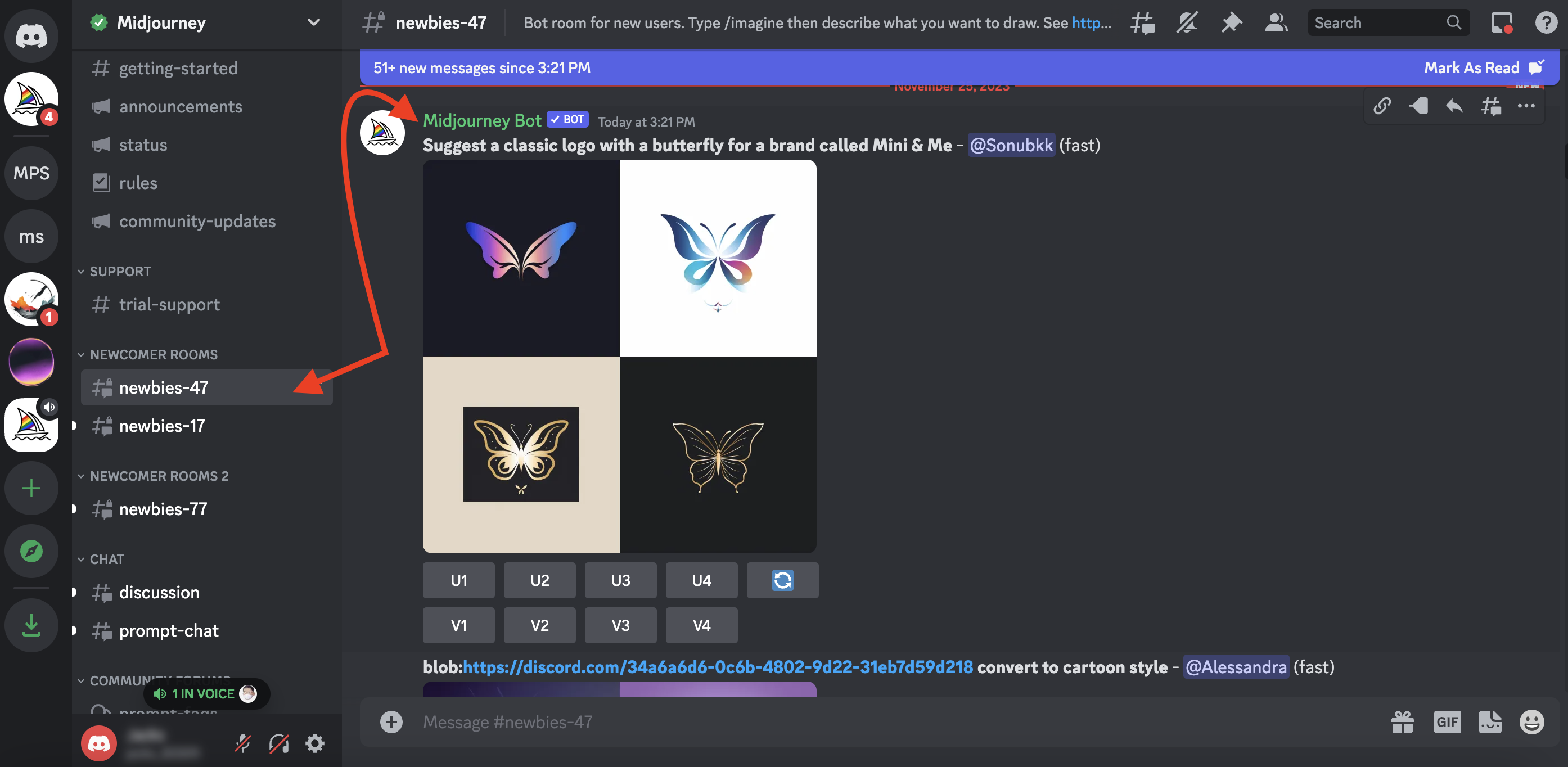 How to Use Midjourney Privately (Tutorial) 11 Finding Midjourney bot