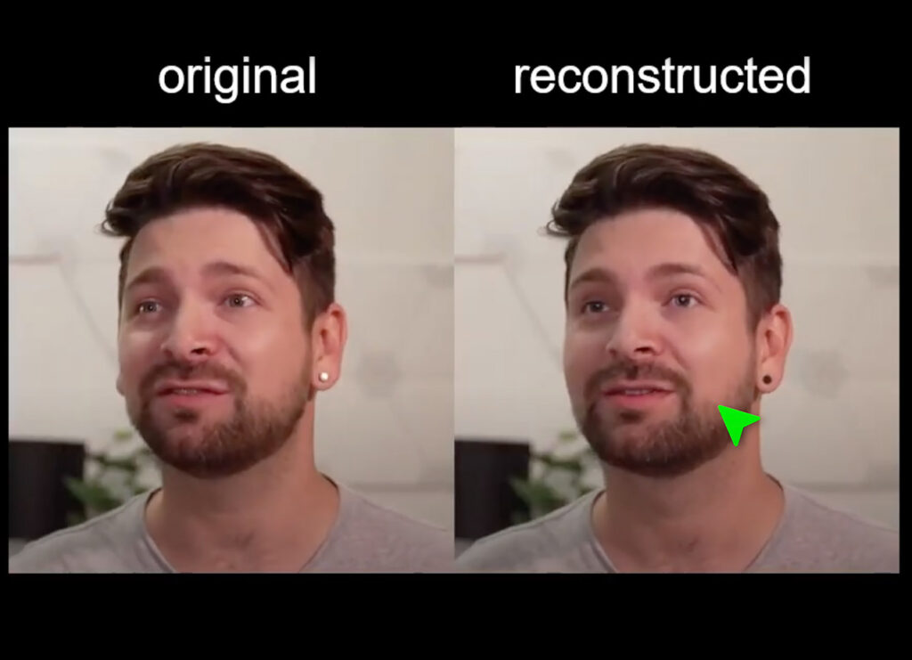 nvidia ai talking head video conferencing
