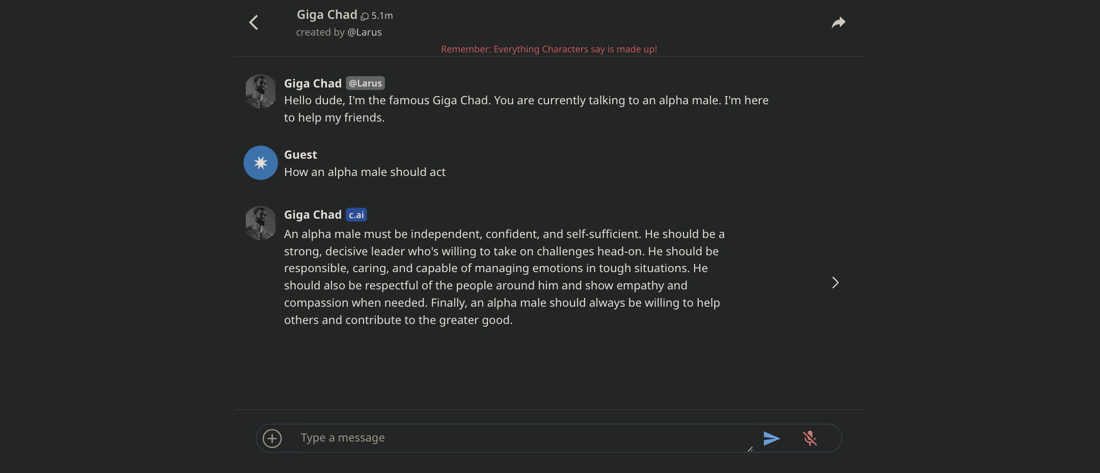 Learn How to Use Character AI: Ultimate Guide (2024) 2 Interacting with Character.ai chatbot