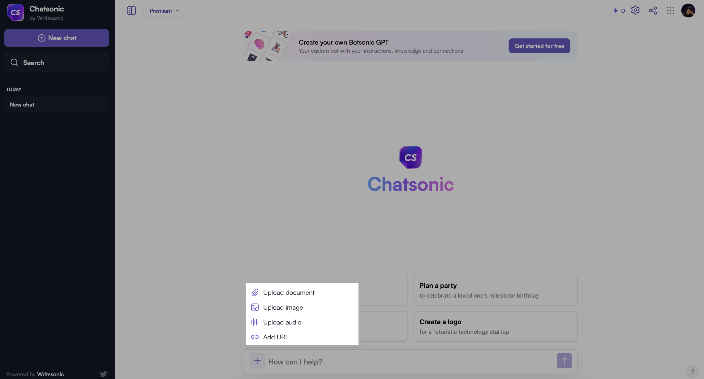 6 Best ChatGPT Alternatives in 2024 11 talk with chatsonic using audio, docs