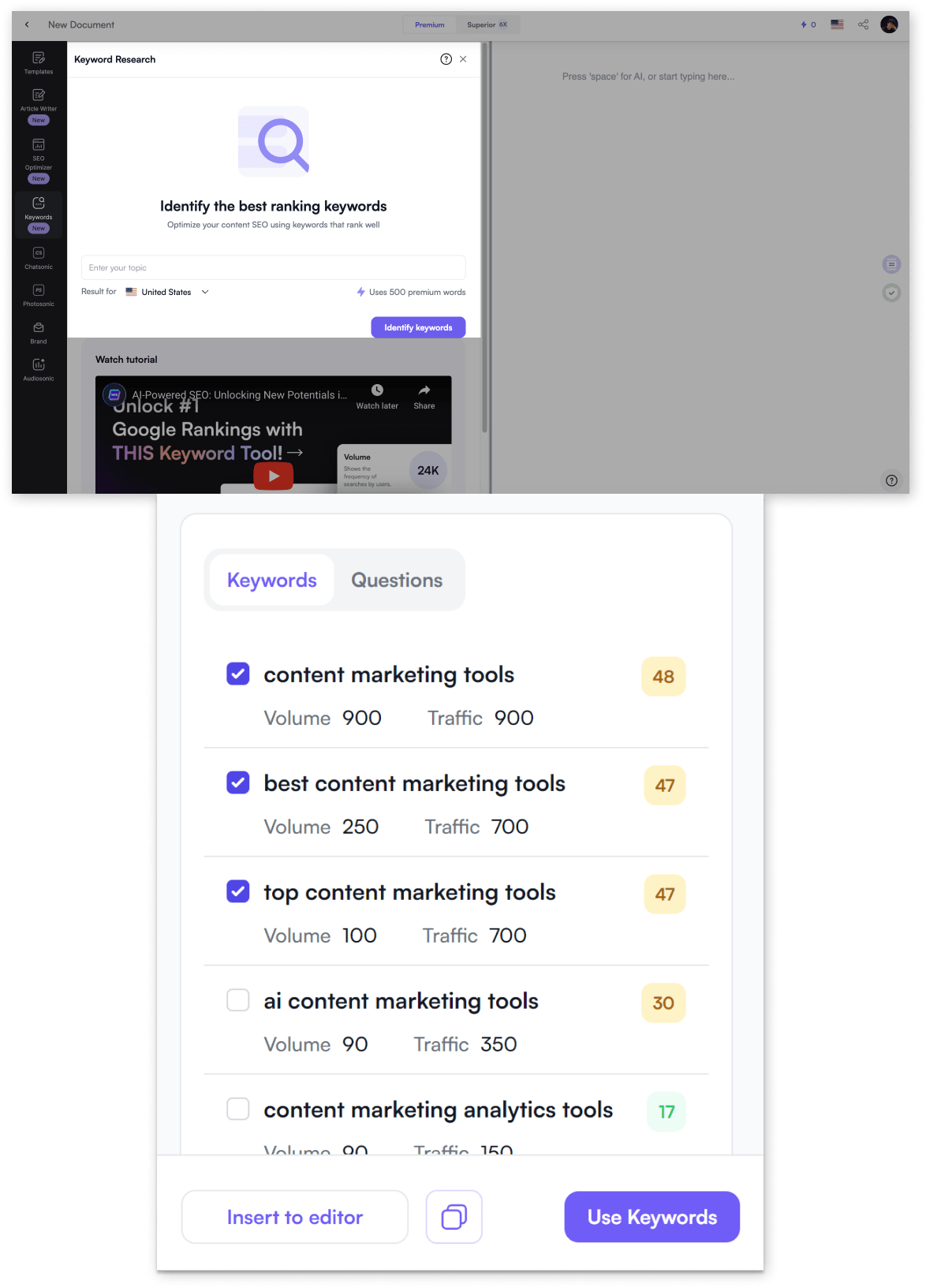 6 Best ChatGPT Alternatives in 2024 10 keyword tool chatsonic