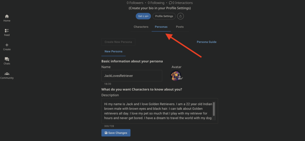 Learn How to Use Character AI: Ultimate Guide (2024) 12 creating persona in character ai