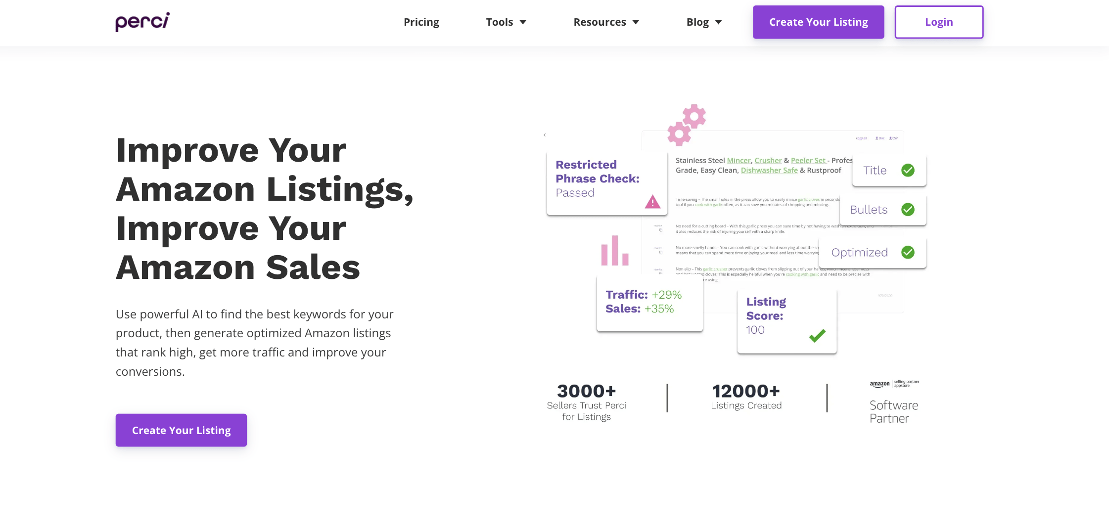 8 Best AI Tools for Amazon Sellers 5 Perci AI
