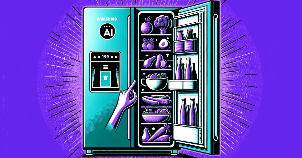 Samsung’s AI Powered Fridge Sees Your Food and Cooks Up Recipes