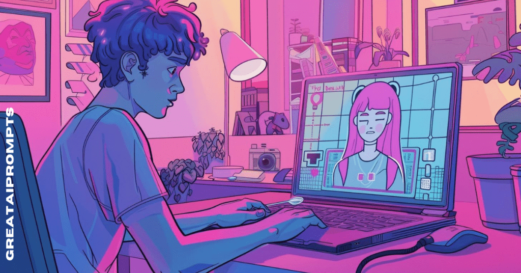 chatting with anime characters using AI